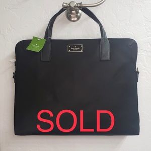NWT Kate Spade laptop bag